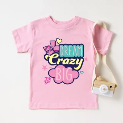 New Style girls t shirts cute Jojo Siwa cartoon print girls pink clothes summer baby girls 16 - JoJo Siwa Shop