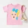 New Style girls t shirts cute Jojo Siwa cartoon print girls pink clothes summer baby girls 19 - JoJo Siwa Shop