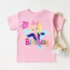 New Style girls t shirts cute Jojo Siwa cartoon print girls pink clothes summer baby girls 20 - JoJo Siwa Shop