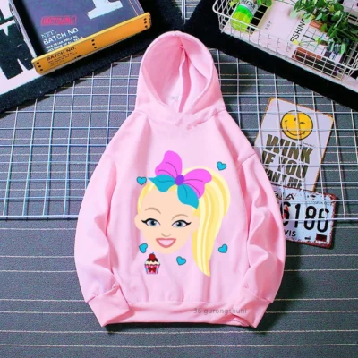 New hot sale children s hoodie jojo siwa graphic print children s pink winter sweatshirt fashion 8 - JoJo Siwa Shop